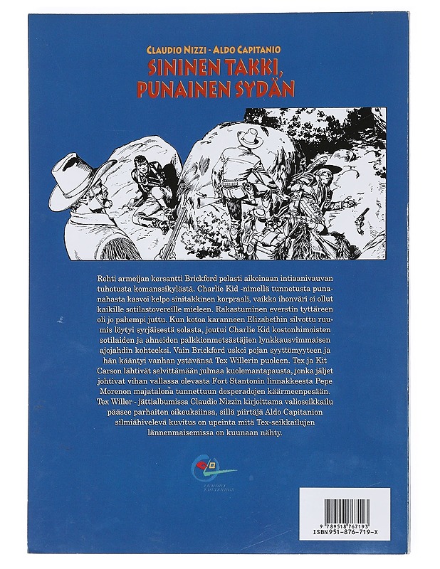 Sininen takki, punainen sydän - Nizzi, Claudio - Sarjakuvat - 10105529761 - 1