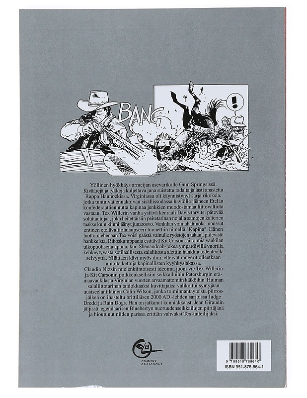 Viimeinen kapinallinen - Nizzi, Claudio - Sarjakuvat - 10105529764 - 1