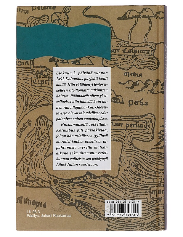 Amerikan löytöretken päiväkirja - Kolumbus, Kristoffer - Elämäkerrat ja muistelmat - 10105529775 - 1