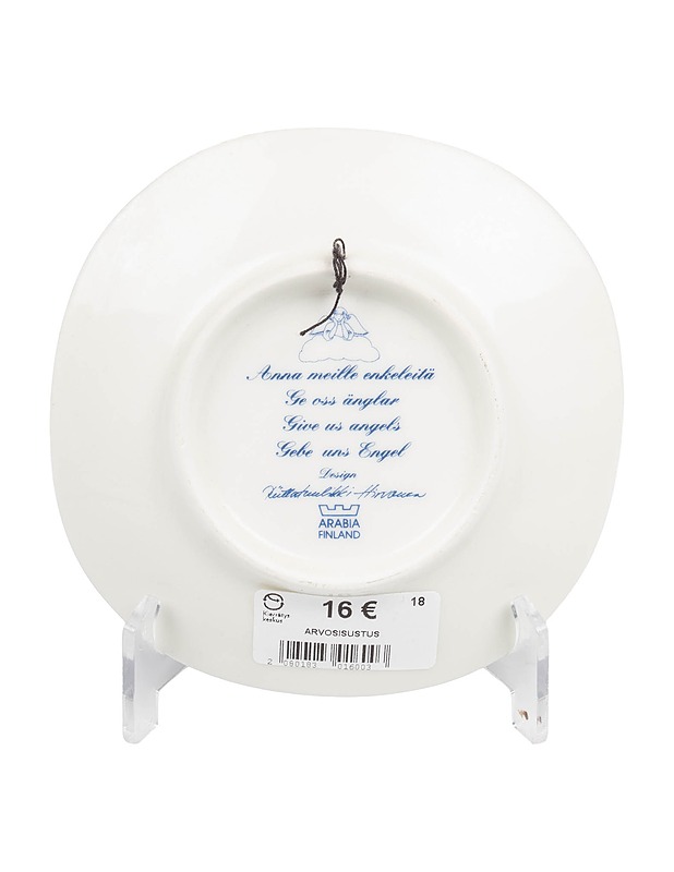 ARABIA Anna meille enkeleitä seinälautanen - Designsuosikit - 10105529797 - 1