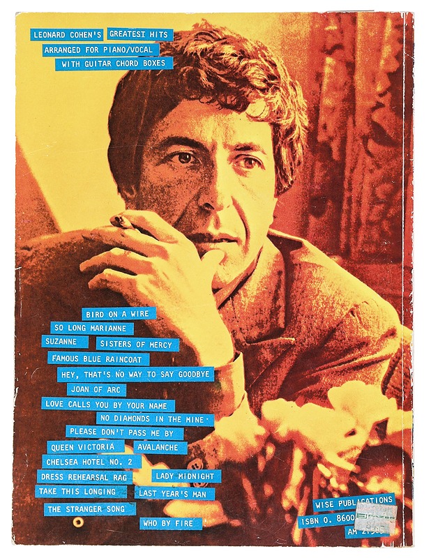 Leonard Cohen's Greatest Hits - The Greatest Songs of Leonard Cohen - Musiikki- ja elokuvakirjat - 10105529810 - 1