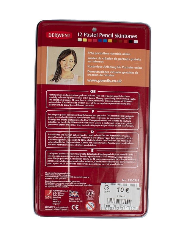 DERWENT pastellikynät, 12 kpl - Askartelu - 10105529918 - 1