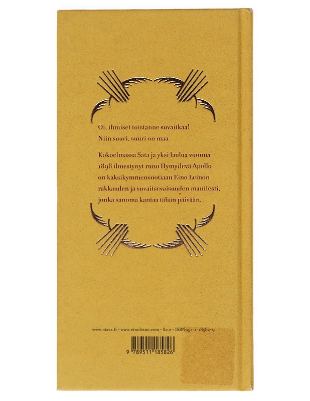 Hymyilevä Apollo - Eino Leino - Romaanit ja novellit - 10105529927 - 1