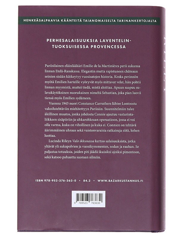 Valo ikkunassa - Riley, Lucinda - Romaanit ja novellit - 10105529954 - 1