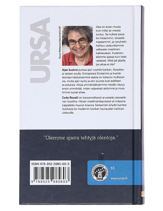 Ajan luonne - Rovelli, Carlo - Tietokirjat - 10105530007 - 1