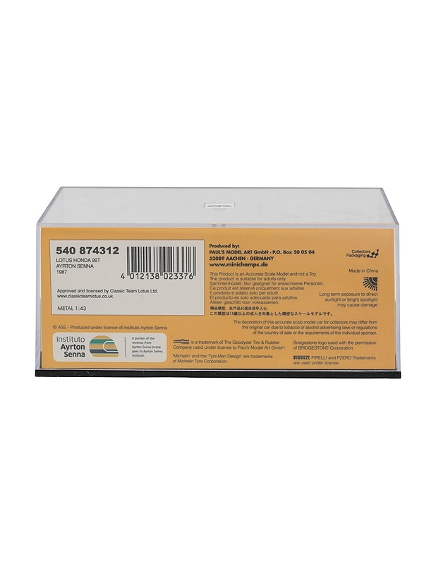 ARYTON SENNA Lotus Honda 99T leluauto - Lasten lelut - 10105530013 - 1