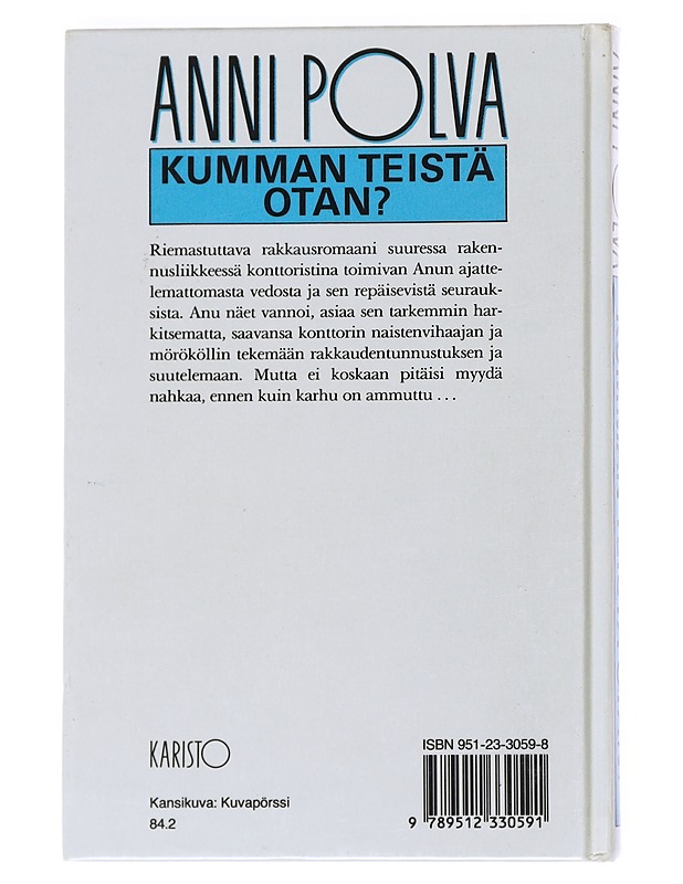 Kumman teistä otan? - Anni Polva - Romaanit ja novellit - 10105530017 - 1