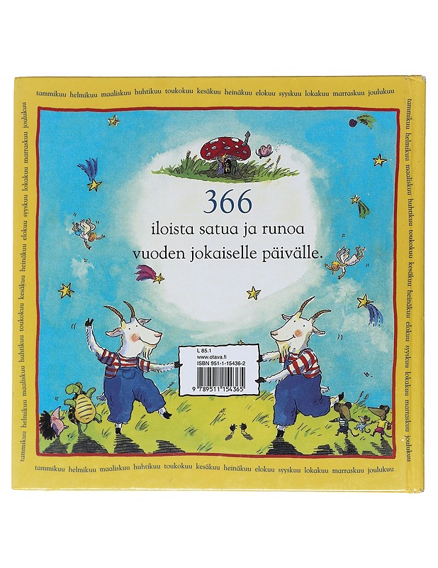 Vuosi täynnä tarinoita : 366 satua ja runoa - Adams, Georgie - Lastenkirjat - 10105530040 - 1