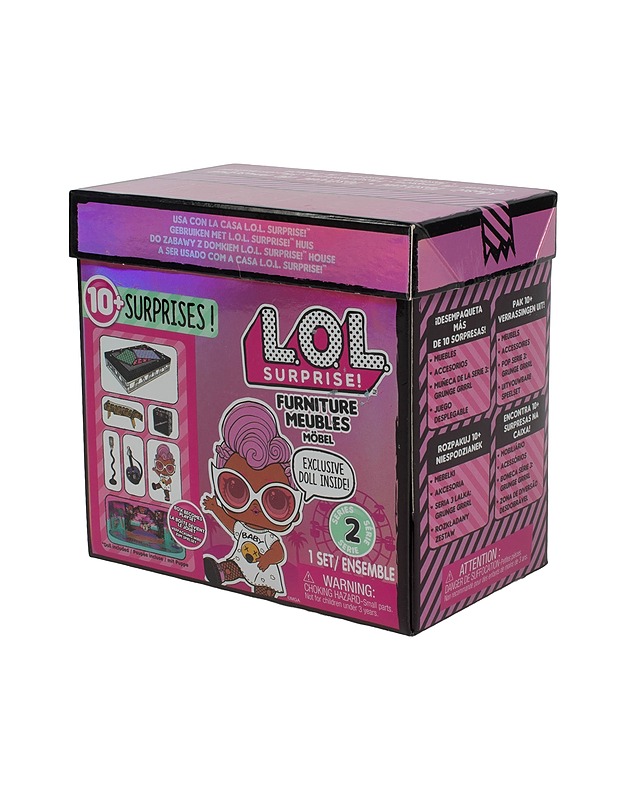 LOL Yllätyskalusteet nukella festivaalikohtaus - Lasten lelut - 10105530051 - 0