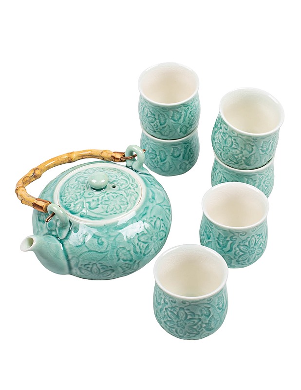 Kiinalainen teesetti, 7 osaa - Tarjoiluastiat - 10105530060 - 1
