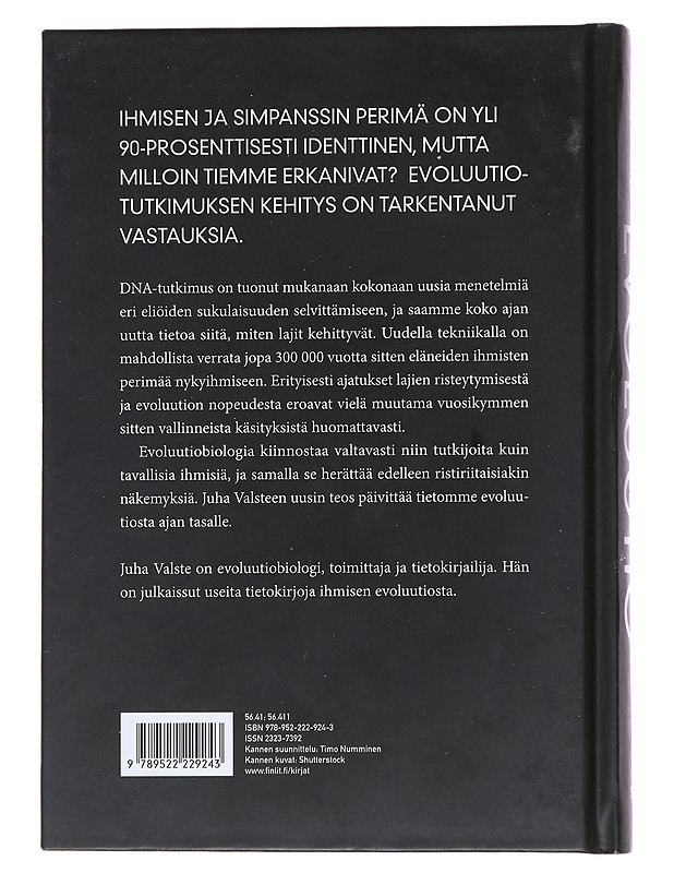 Evoluutio : miten lajit kehittyvät? - Valste, Juha - Historiakirjat - 10105530065 - 1