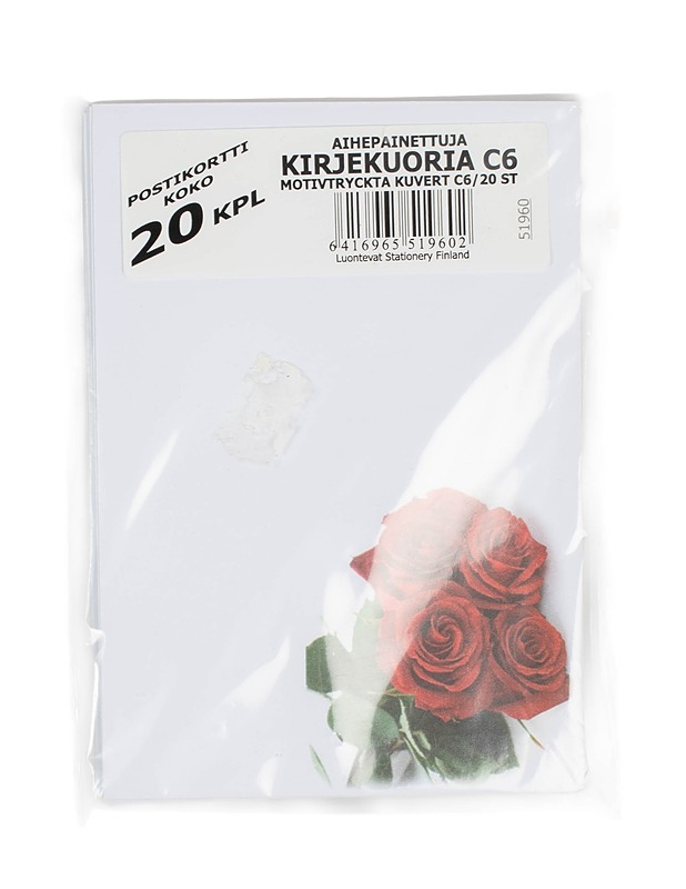 Postikortti + kirjekuoria, 20 kpl - Askartelu - 10105530110 - 0