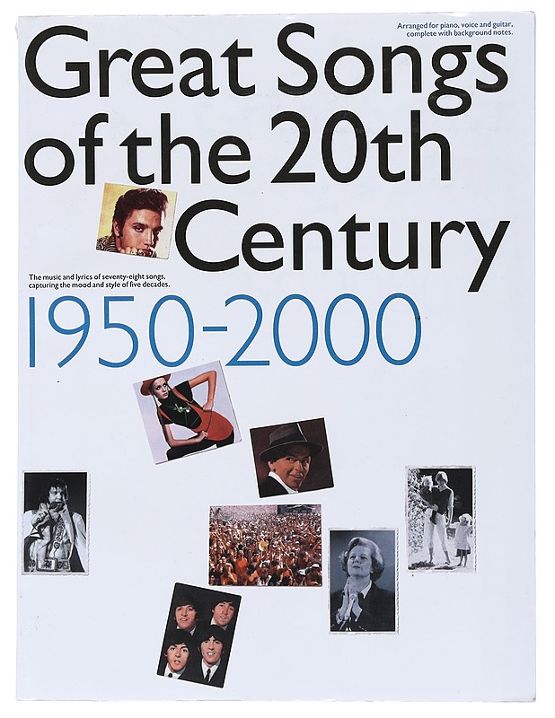 Great songs of the 20th century 1950-2000 - Musiikki- ja elokuvakirjat - 10105530141 - 0