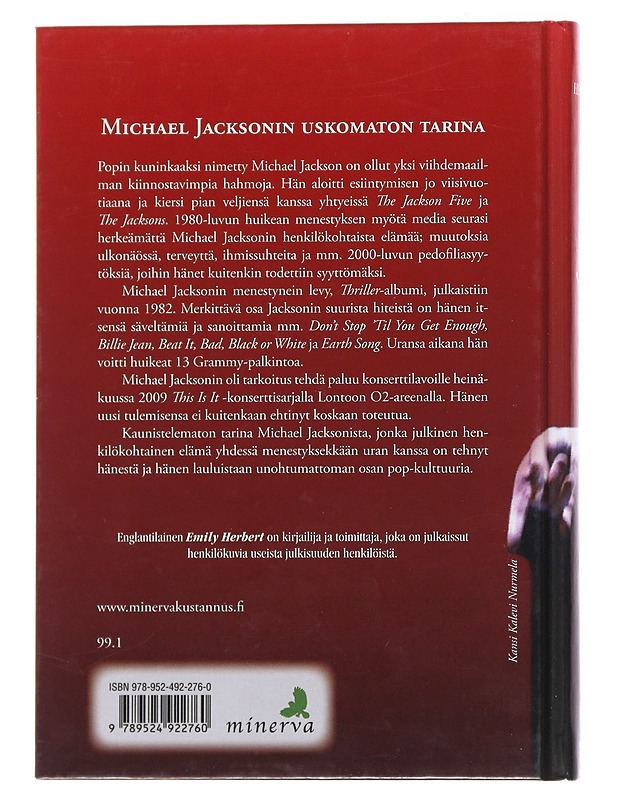 Michael Jackson : popin kuningas 1958-2009 - Herbert, Emily - Historiakirjat - 10105530148 - 1
