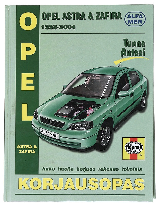 Opel Astra & Zafira 1998-2004 : korjausopas - Legg, A. K. - Tietokirjat ja oppaat - 10105530185 - 0
