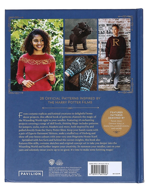 Harry Potter knitting magic / the official Harry Potter knitting pattern book - Gray, Tanis - Kirja lahjaksi - 10105530240 - 1