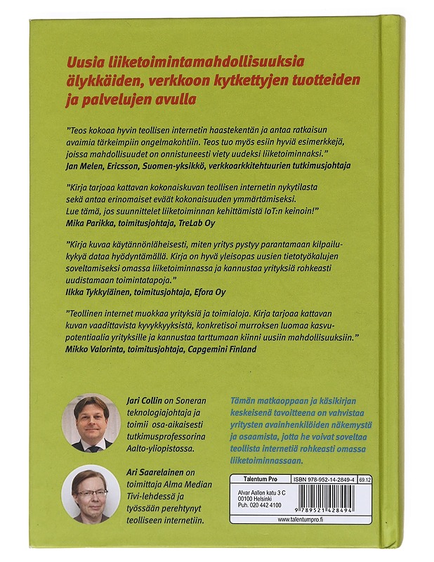 Teollinen internet - Collin, Jari - Tietokirjat ja oppaat - 10105530248 - 1