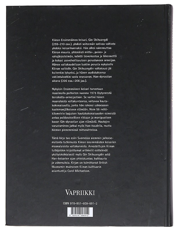Terrakotta-armeija ja Kiinan keisarien aarteet - Michaelson, Carol - Historiakirjat - 10105530260 - 1