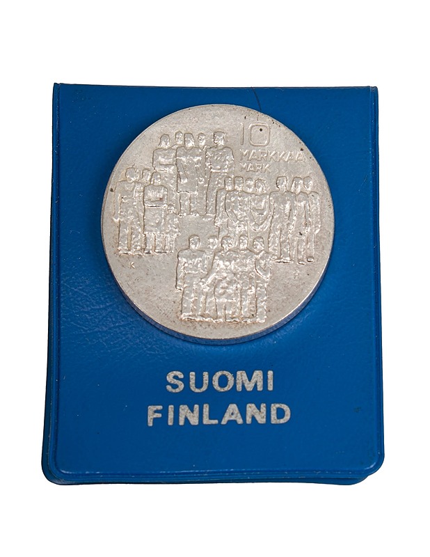 10 markkaa juhlaraha; Itsenäinen Suomi 60 vuotta 1977 - Muut sisustustavarat - 10105530267 - 0