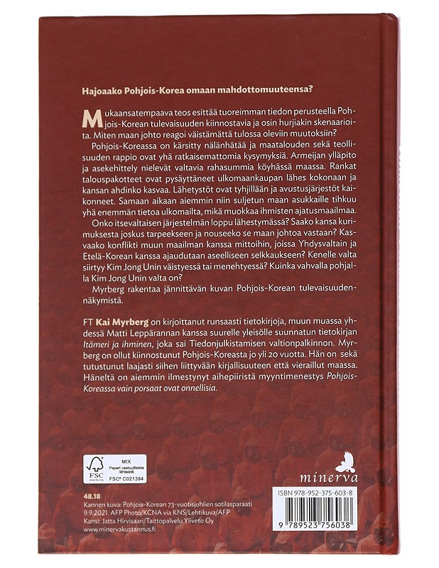 Viimeinen paraati Pjongjangissa : luhistuuko Pohjois-Korea? - Kai Myrberg - Tietokirjat ja oppaat - 10105530281 - 1