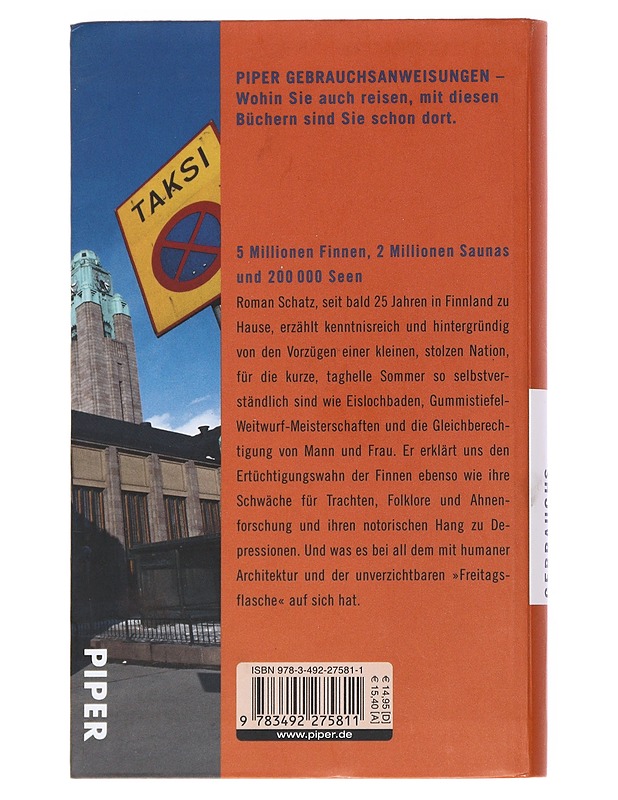 Gebrauchsanweisung für Finnland - Roman Schatz - Tietokirjat ja oppaat - 10105530295 - 1