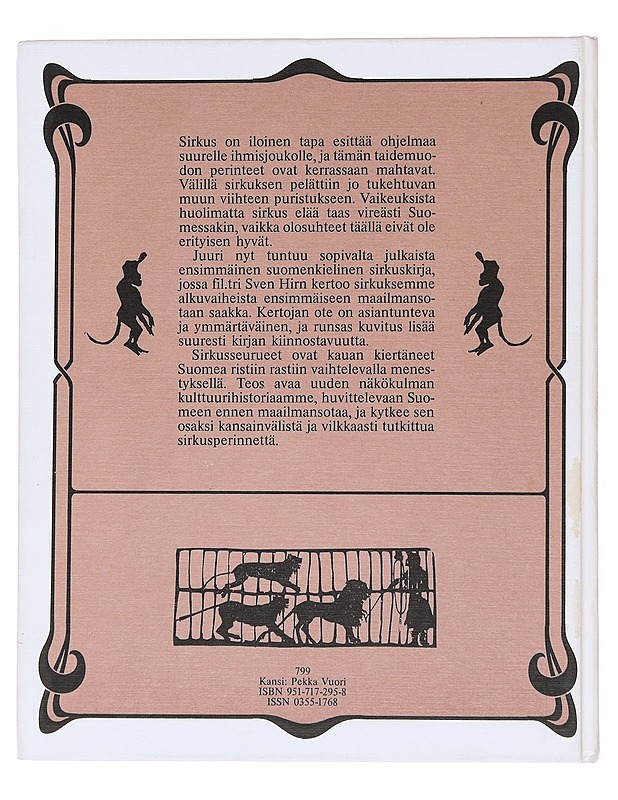 Sirkus Kiertää Suomea 1800-1914 - Sven Hirn - Historiakirjat - 10105530354 - 1