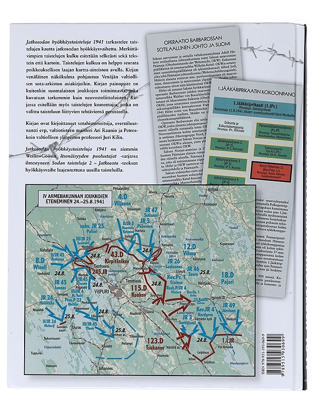 Jatkosodan hyökkäystaisteluja 1941 - Raunio, Ari - Historiakirjat - 10105530401 - 1