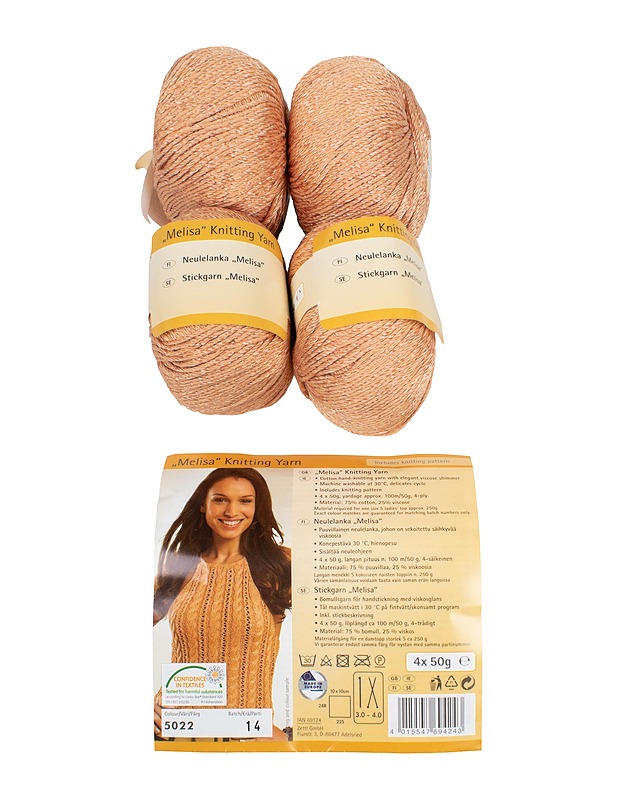 MELISA langat + ohje, 4 kerää - Käsityö - 10105530403 - 0