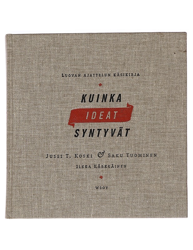 Kuinka ideat syntyvät : luovan ajattelun käsikirja - Koski, Jussi T. - Tietokirjat ja oppaat - 10105530414 - 0