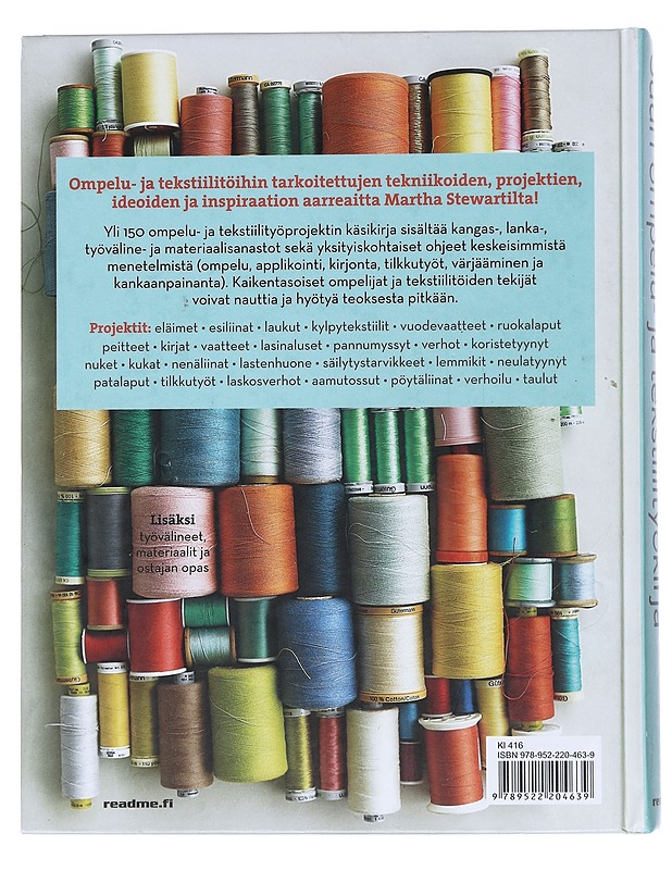 Suuri ompelu- ja tekstiilityökirja  - Stewart, Martha - Tietokirjat ja oppaat - 10105530416 - 1
