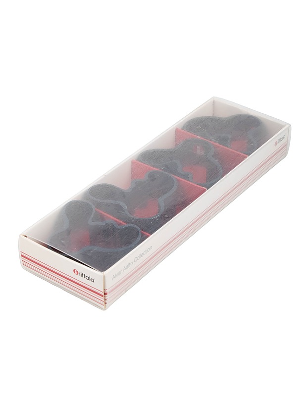 IITTALA Alvar Aalto servettirenkaat, 4 kpl - Designsuosikit - 10105530492 - 0