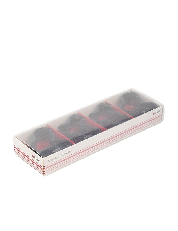 IITTALA Alvar Aalto servettirenkaat, 4 kpl - Designsuosikit - 10105530494 - 0