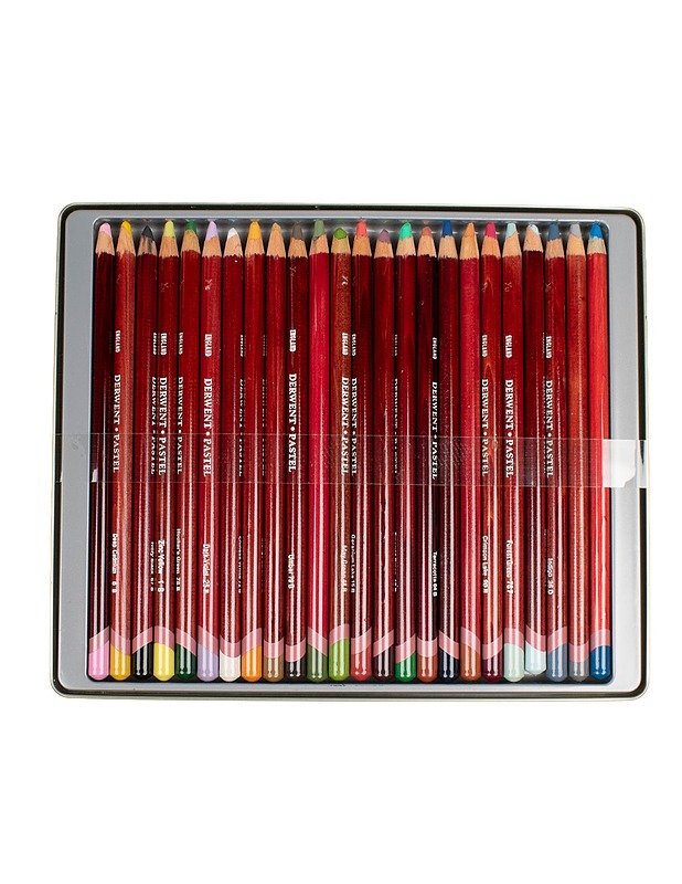 DERWENT Pastel Pencils kynäsetti, 24 kpl - Askartelu - 10105530523 - 2