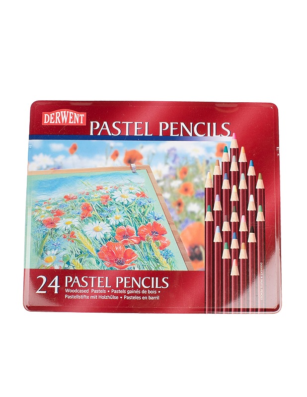 DERWENT Pastel Pencils kynäsetti, 24 kpl - Askartelu - 10105530523 - 0