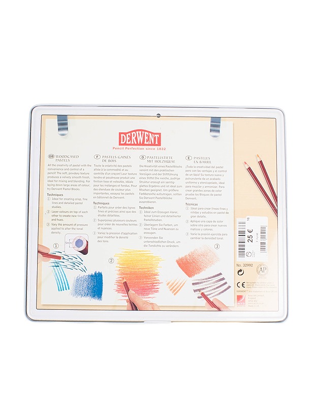 DERWENT Pastel Pencils kynäsetti, 24 kpl - Askartelu - 10105530523 - 1