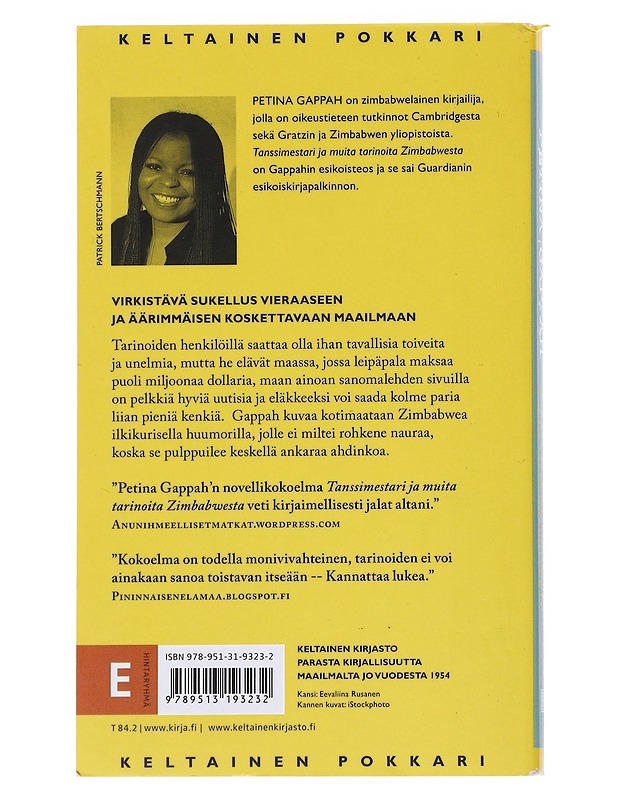 Tanssimestari ja muita tarinoita Zimbabwesta - Gappah, Petina - Romaanit ja novellit - 10105530564 - 1