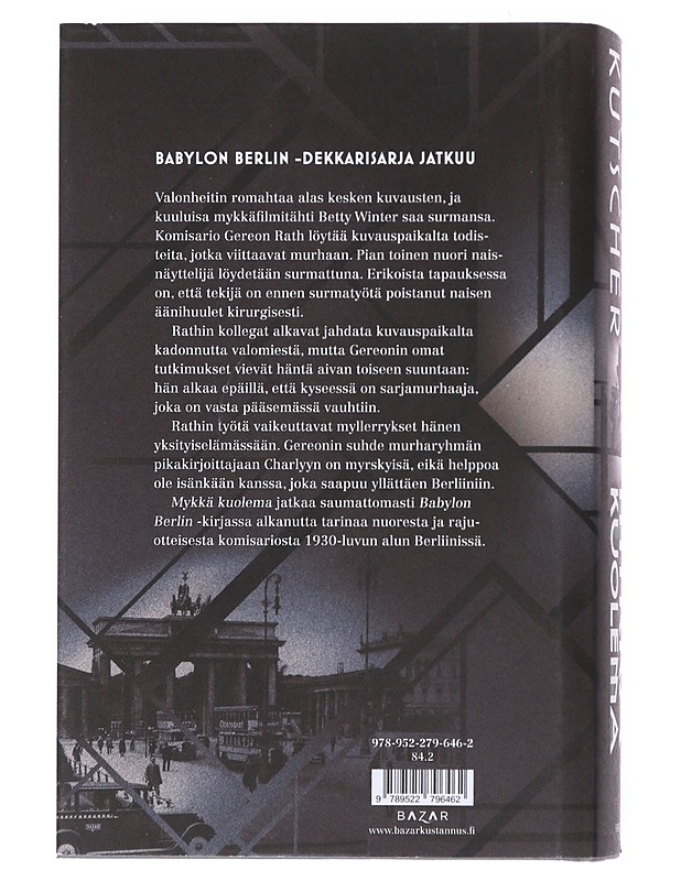 Mykkä kuolema - Kutscher, Volker - Jännitys ja dekkarit - 10105530628 - 1