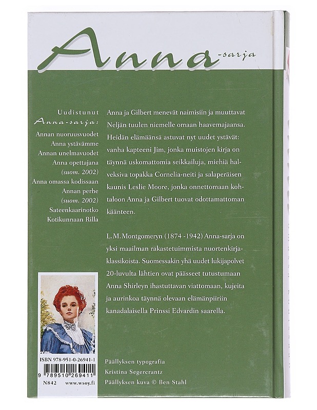 Anna omassa kodissaan - Montgomery, L. M. - Romaanit ja novellit - 10105530665 - 1