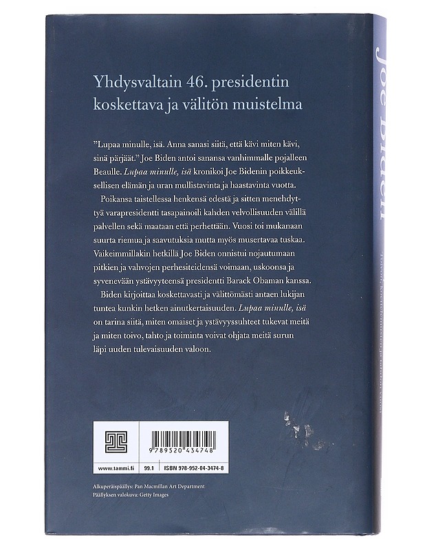 Lupaa minulle, isä : toivon, koettelemusten ja tahdon vuosi - Biden, Joe - Elämäkerrat ja muistelmat - 10105530684 - 1