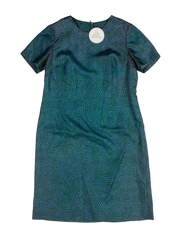 Kuviollinen vihreä mekko, 43