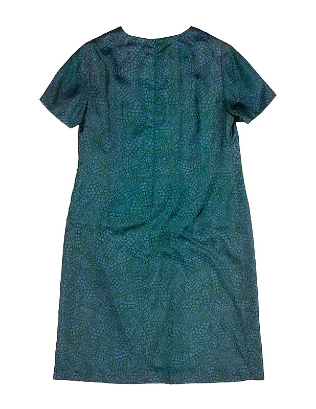 Kuviollinen vihreä mekko, 43 - Mekot ja hameet - 10105530693 - 1