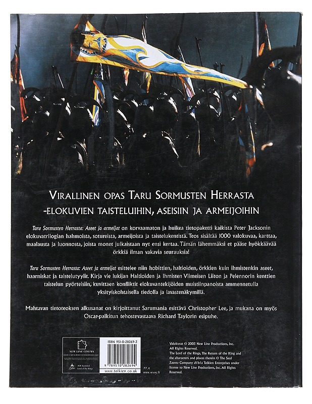 Taru Sormusten Herrasta : Aseet ja armeijat - Smith, Chris - Fantasia- ja scifi - 10105530720 - 1
