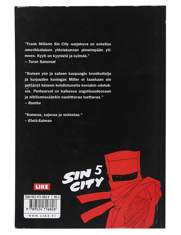 Sin City. 5, Perhearvot - Miller, Frank - Sarjakuvat - 10105530725 - 1