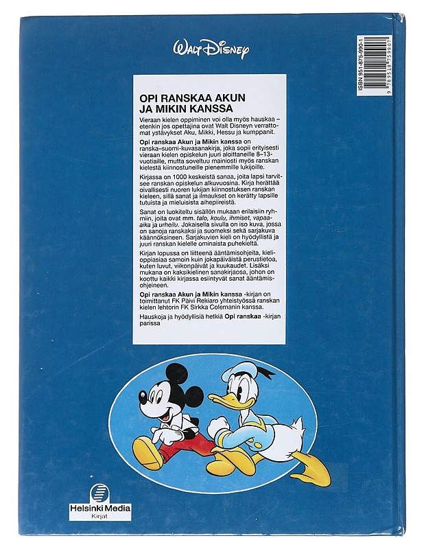 Opi ranskaa Akun ja Mikin kanssa - Disney, Walt - Tietokirjat ja oppaat - 10105530789 - 1
