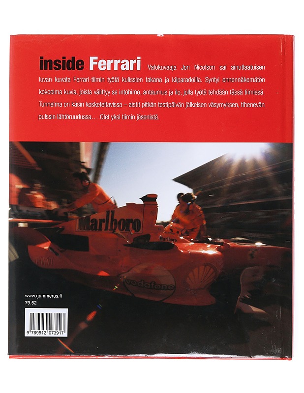 Inside Ferrari - Nicholson, Jon - Elämäkerrat ja muistelmat - 10105530847 - 1