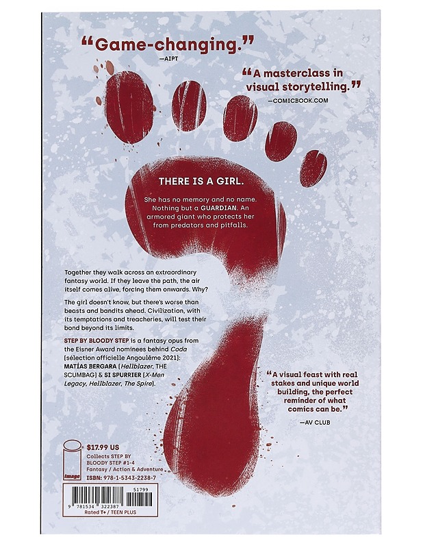 Step by bloody step : a wordless fantasy - Spurrier, Si - Sarjakuvat - 10105530852 - 1
