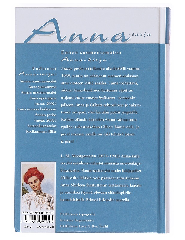 Annan perhe - Montgomery, L. M. - Romaanit ja novellit - 10105530865 - 1