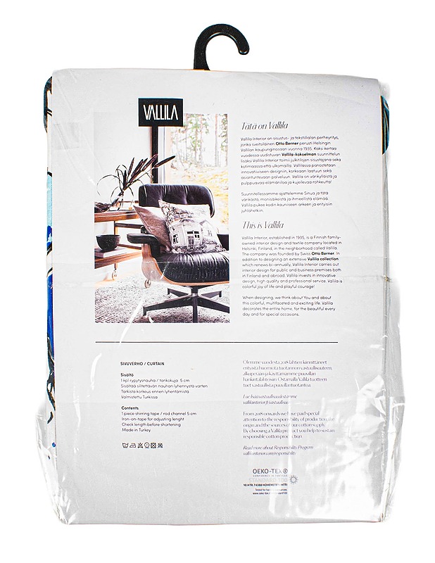VALLILA sivuverho, 140x250 cm - Designsuosikit - 10105530875 - 1