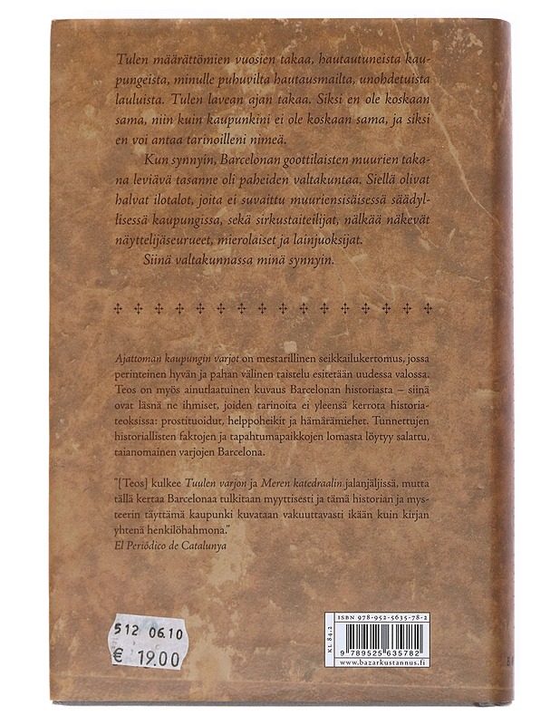 Ajattoman kaupungin varjot - Moriel, Enrique - Fantasia- ja scifi - 10105530931 - 1