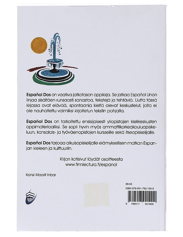 Español dos - Kuokkanen-Kekki, Marjaana - Tietokirjat ja oppaat - 10105530960 - 1